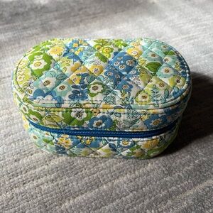 Vera Bradley Floral Travel Bag - Blue and Green